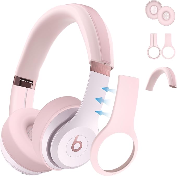 Beats Headphone Solo 4 - 【3 in 1】 Solo 3/4 Silikon-Schutzhülle,