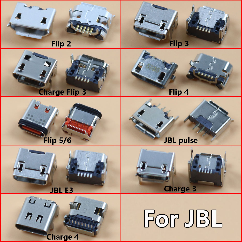 Jbl Speaker Charge 5 - 5PCS Für JBL E3 Ladung Flip