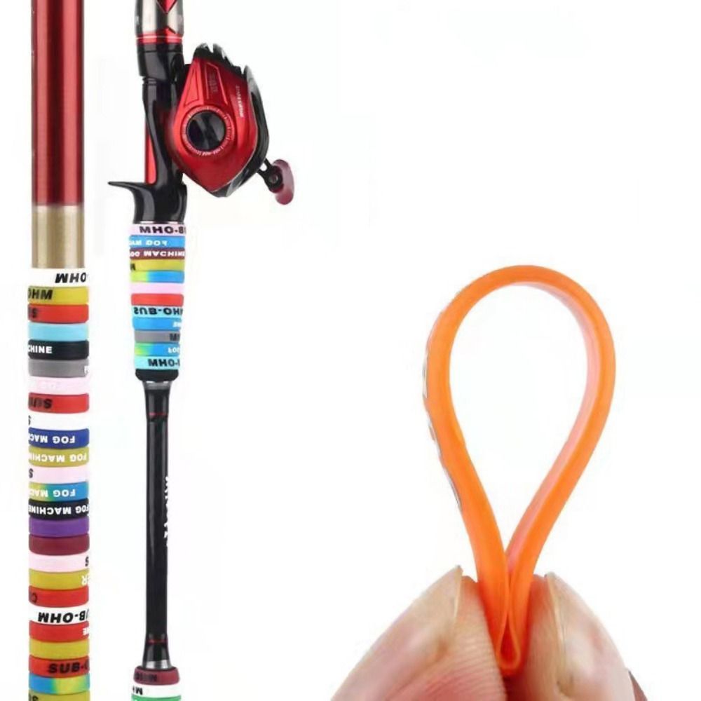 10 stücke Anti-skid Angelrute  – Vape Band Silicone Bewertung und Preis
